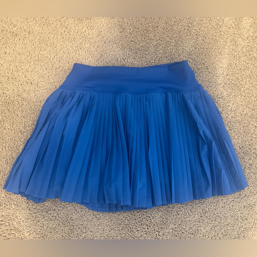 Pleated Blue Skirt